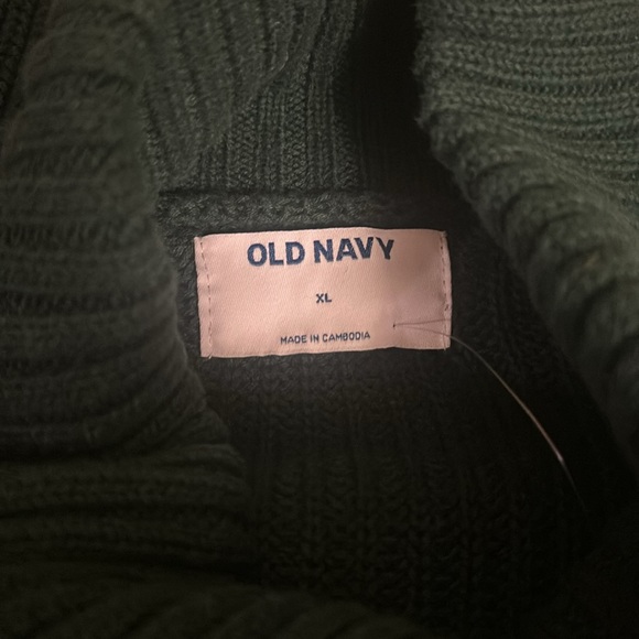 Women’s Old Navy Green Turtle Neck Sweater XL - Picture 5 of 7